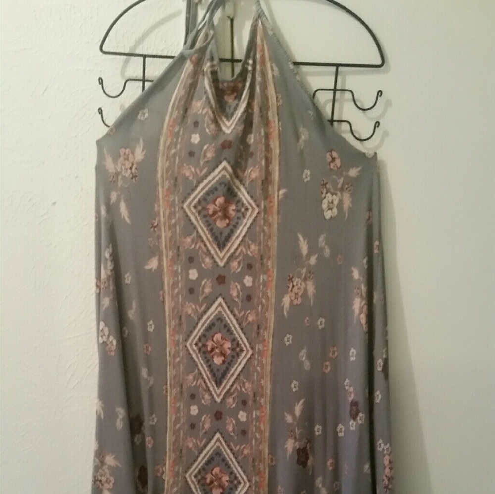 NWT ADORABLE COTTON O'NEIL HALTER DRESS